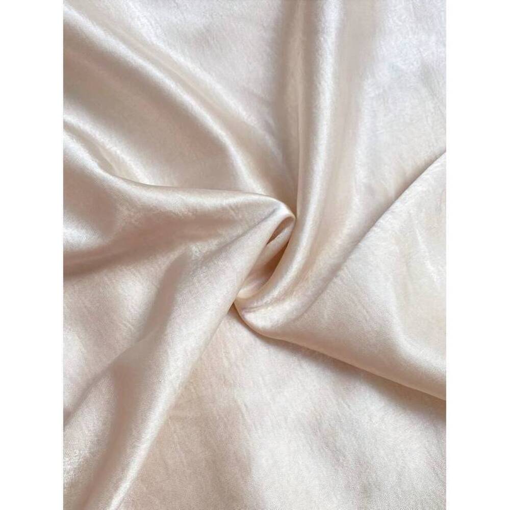 Franclia Satin Pearl Slip Dress With A-Line Silhouette, Su - Picture 2 of 4